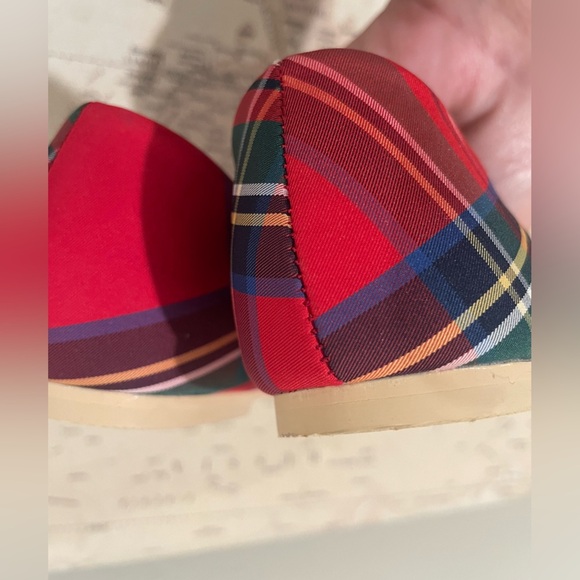 Janie & Jack Plaid Bow Flat Big Girls Size 2 NWOT - Picture 8 of 10